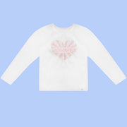 Camiseta Manga Longa Infantil Pampili Wonderful Off White