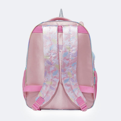 Mochila Pack Me Sweet Uni Rosa - traseira da mochila