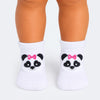 Meia Infantil Pampili Panda Branca