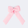 Presilha de Cabelo Pampili Laço de Linho Rosa