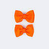 Kit 2 Presilhas Infantis Pampili Laço Laranja