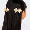 Kit de Laços de Cabelo Infantil Pampili Laço Dourado