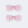 Kit Presilha Infantil Pampili Lacinho Telado Estruturado Rosa Claro