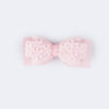 Presilha Bico de Pato Pampili com Laço Estruturado Rosa Bebê