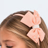 Tiara Infantil Pampili com Laço Salmão