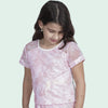 Camiseta Infantil Pampili Tule Tie Dye Rosa
