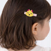 Presilha de Cabelo Infantil Gatinho Glitter Rosa