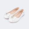 Sapatilha Infantil Feminina Fofura Strass Branca