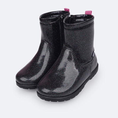 Bota Infantil Feminina Pampili Rubi Preto Furtacor