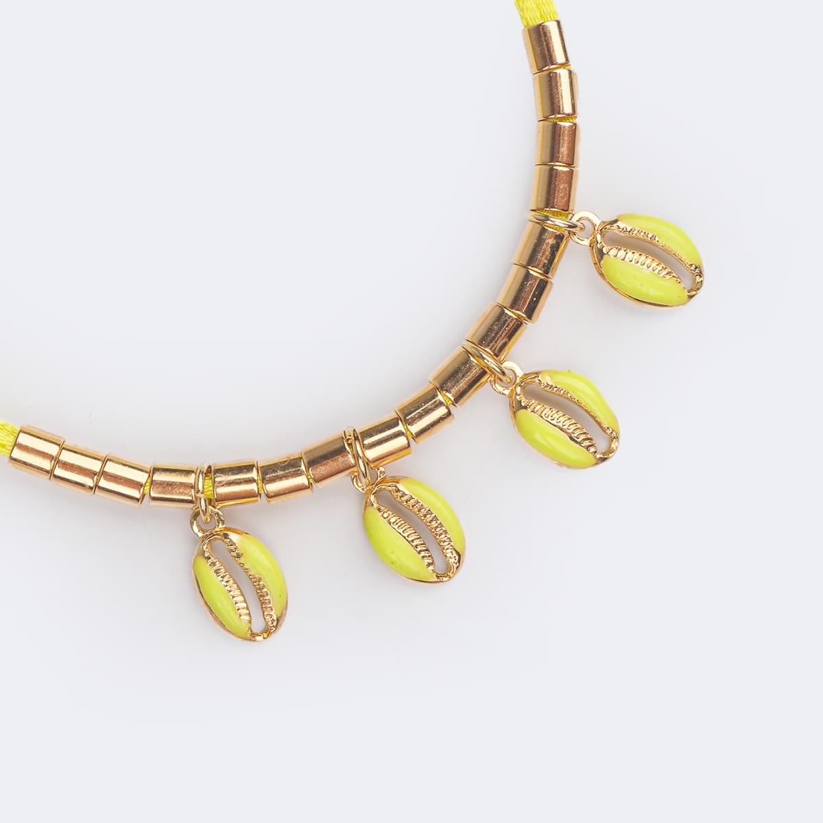 Pulseira Infantil Pampili Búzios Lima - pulseira de búzios
