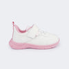 Tênis Infantil Feminino Mini Soft Perfuros Branco