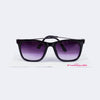 Óculos de Sol Infantil Feminino Acetato Metal Quadrado Preto