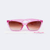 Óculos de Sol Infantil Feminino Acetato Gatinho Rosa Marrom