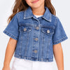 Blusa Jeans Infantil Pampili Azul Escuro