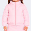 Jaqueta Infantil Pampili Puffer Rosa