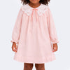 Vestido Infantil Pampili Gola Peter Pan Clássico Rosado