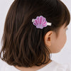 Presilha de Cabelo Infantil Concha Rosa