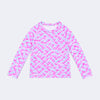 Blusa UV Infantil Pampili Sereia Lilás