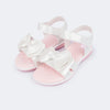 Sandália Infantil Feminina Mavie Duplo Laço Branco
