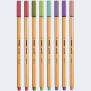 Caneta Stabilo Kit Point 88 8 Cores Colorida - canetas do kit