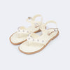 Sandália Infantil Feminina Vick Esferas Off White