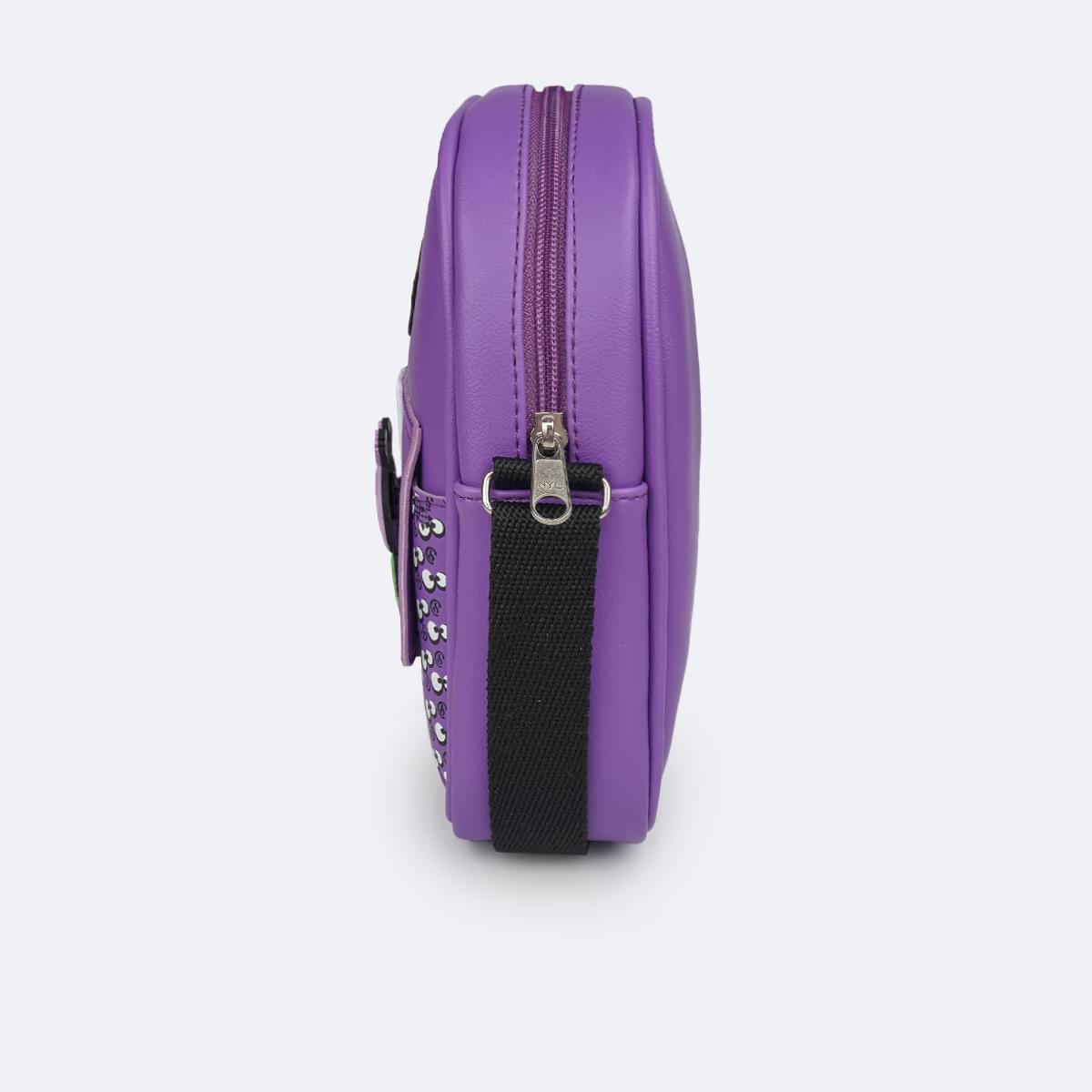Bolsa Pampili Chocomonstros Cacau Show Roxa