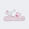 Sandália Papete Infantil Pampili Petit Rosa Suspiro
