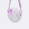 Bolsas de Led Infantil Feminina com Cauda de Sereia Branca