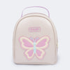 Mochila Infantil Pampili Borboleta Candy Nude