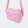 Bolsa de Led Infantil Pampili Borboleta Rosa