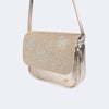 Bolsa Infantil Pampili Borboletas com Glitter Dourada