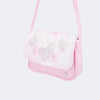 Bolsa Infantil Pampili Borboletas com Glitter Rosa