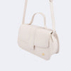Bolsa Feminina Pampili Mini Strass Off White