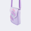Bolsa Feminina Pampili Asa de Borboleta Holográfica Lilás