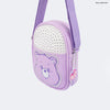 Bolsa Tiracolo Infantil Pampili Ursinhos Carinhosos Lilás