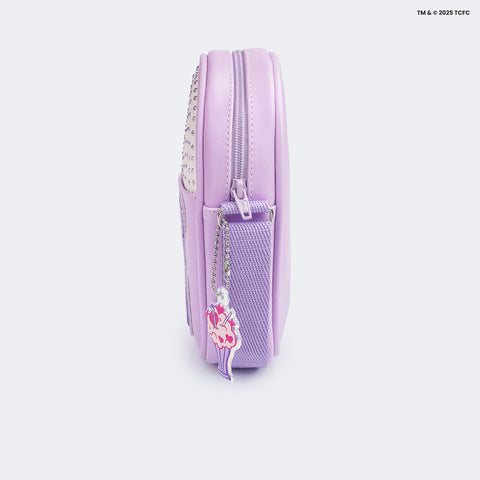 Bolsa Tiracolo Infantil Pampili Ursinhos Carinhosos Lilás
