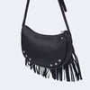 Bolsa Boho Infantil Pampili com Franja Preta
