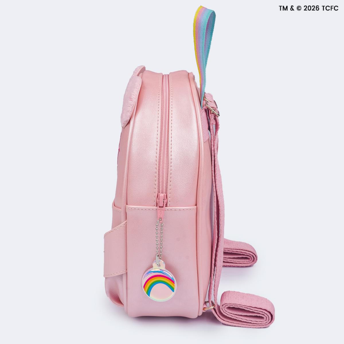 Mochila Infantil Pampili Ursinhos Carinhosos Perolada Rosa
