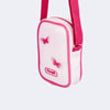 Bolsa de Led Infantil Tiracolo Pampili Borboleta 3D Rosa