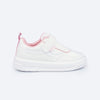 Tênis Infantil Feminino Pampili Up Comfy Branco e Rosa