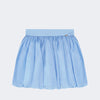 Saia Infantil Rodada com Strass Azul Claro