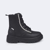 Bota Coturno Infantil Feminina Pampili Duda com Strass Preto