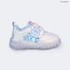 Tênis de Led Infantil Feminino Liz Luz Ursinhos Carinhosos Azul