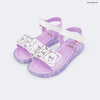 Sandália de Led Infantil Pampili Lulli Ursinhos Carinhosos Lilás