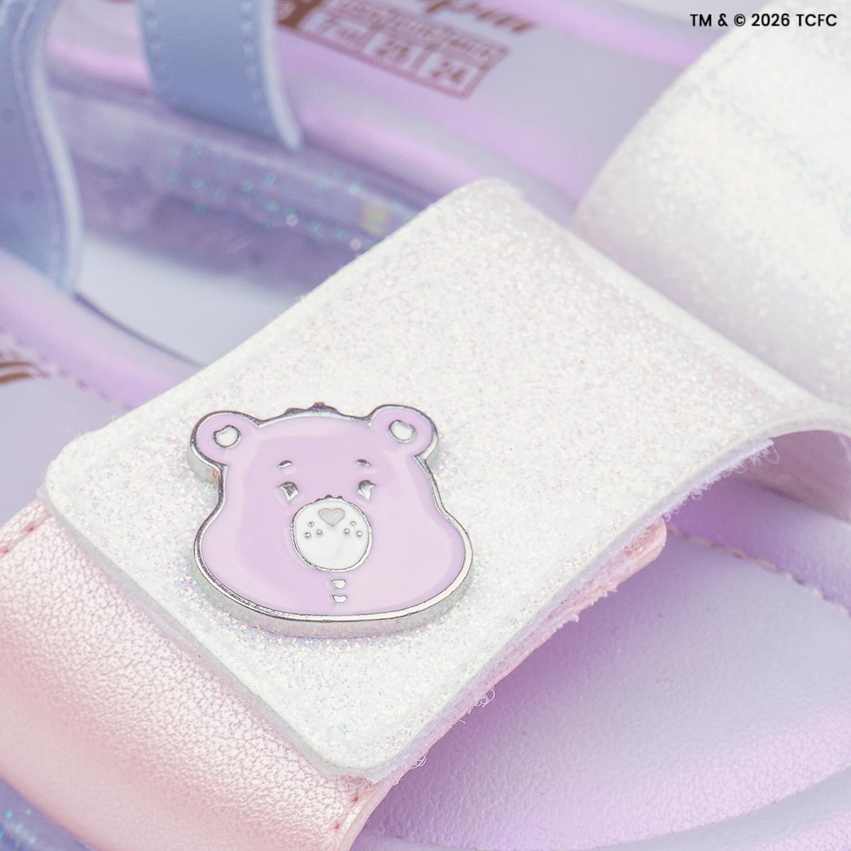 Sandália de Led Infantil Pampili Lulli Ursinhos Carinhosos Glitter Colorida