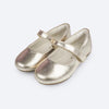 Sapatilha de Couro Infantil Feminina Ceci Dourado