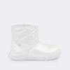 Bota Infantil Feminina Pom Pom Comfy Branca