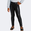 Calça Legging Infantil Pampili com Faixa Lateral Acetinada Preta