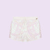 Short Infantil Pampili Paetê Girl Style Off White