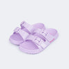Chinelo Infantil Feminino Fun Glee Duas Fivelas Lilás